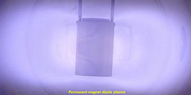 A steady state permanent magnet dipole plasma sustained in argon.