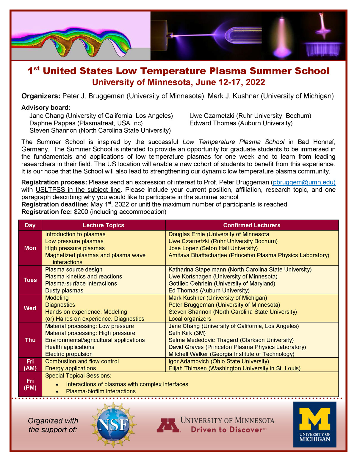 Summer School flyer