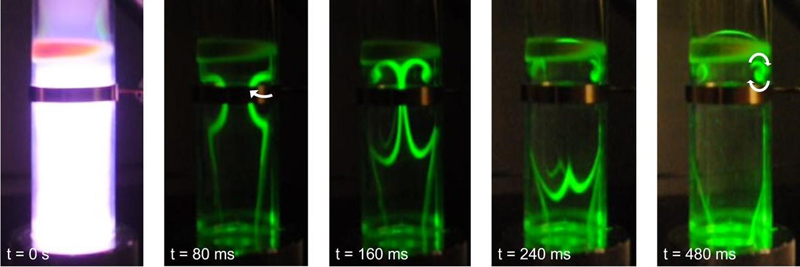 Dusty plasma illustration