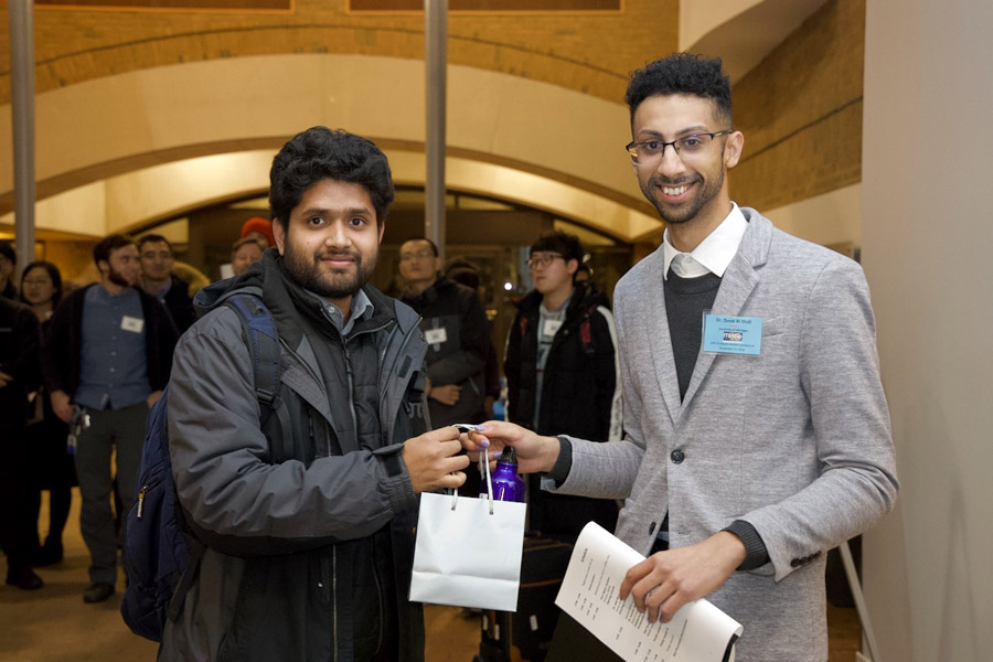 Asif Iqbal with Dr. Qusai Al Shidi