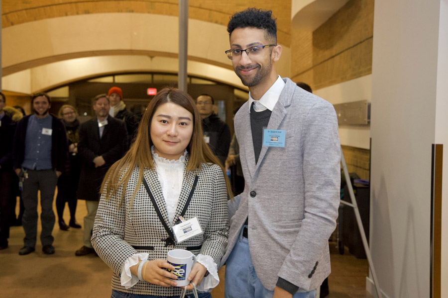 Yao Kovach with Dr. Qusai Al Shidi