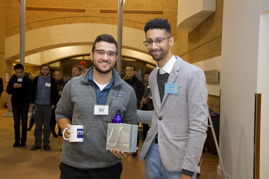 Lucas Stanek with Dr. Qusai Al Shidi